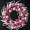 20-Inch Tulip Wreath for Front Door – Pink, White & Purple Artificial Spring & Summer Wreath for Valentine’s Day, Weddings, Window, Wall & Festival Décor